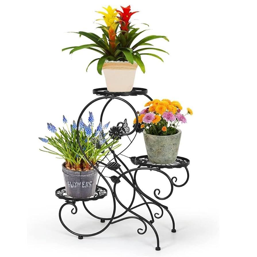 Amazon.com : 3-Tiers Metal Plant Stand Indoor, Heavy Duty